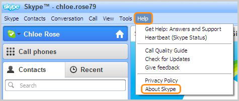 What version of Skype.