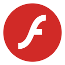 Flash Player logo.