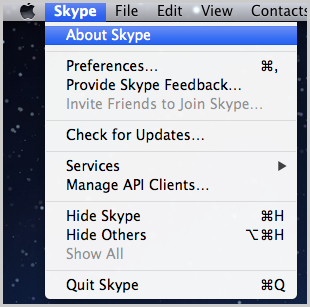 What version of Skype.